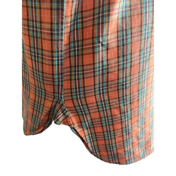 Billy Reid Plaid Men’s XL Cotton Button Up Long Sleeve Shirt Made In Italy‎ - Picture 11 of 11